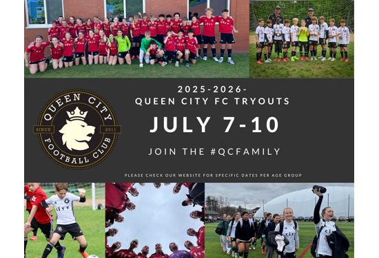 2025-26 QCFC Tryout Dates Announced