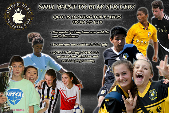 WANNA PLAY FOR QCFC THIS SEASON?